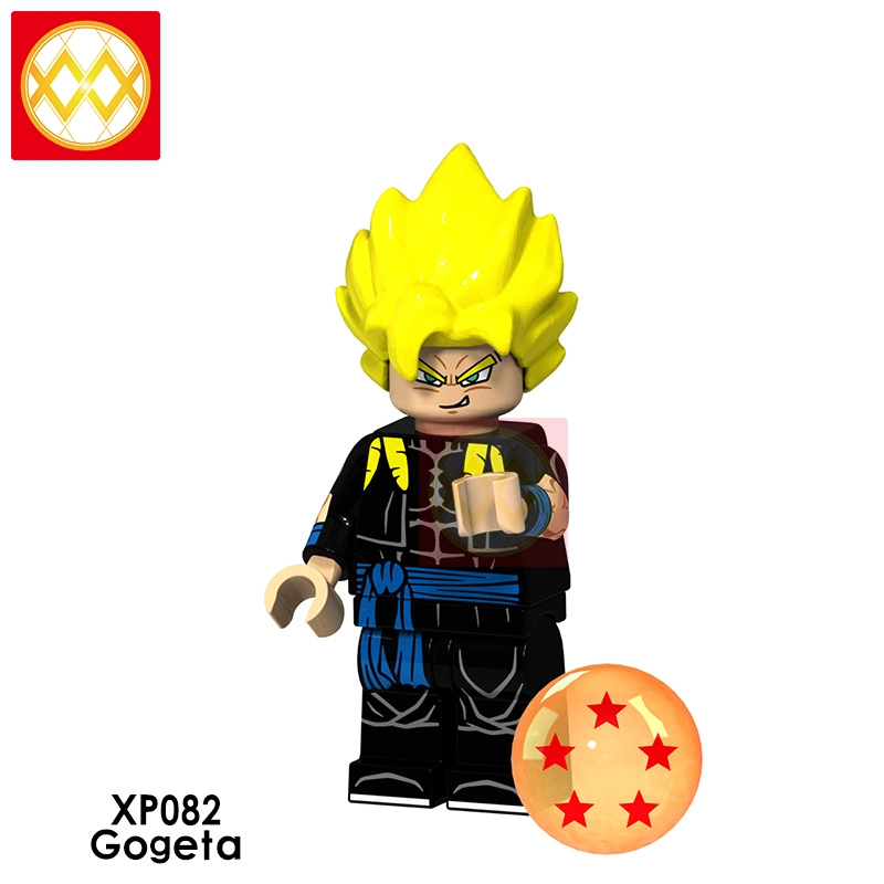 KT1011 Chichi Goku Gogeta Tien Shinhan Burdock Anime Figures Cartoon Series Building Blocks Kids Toys