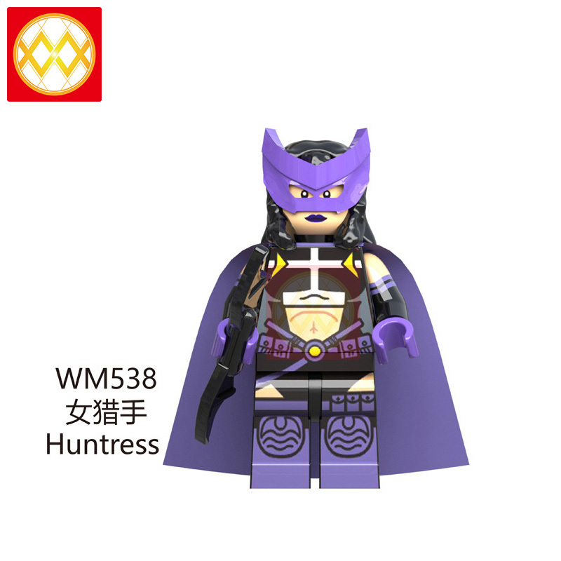 WM6027 Super Heroes Leopard Stripe Cow Huntress Azbat mini Action Figures Model Building Blocks Toys Children Gifts