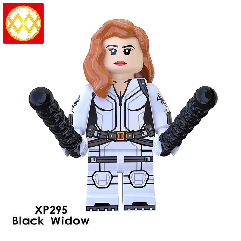 KT1038 Super Hero Black Widow Taskmaster Crimson Dynamo Red Guardian Captain America Building Blocks Kids Toys