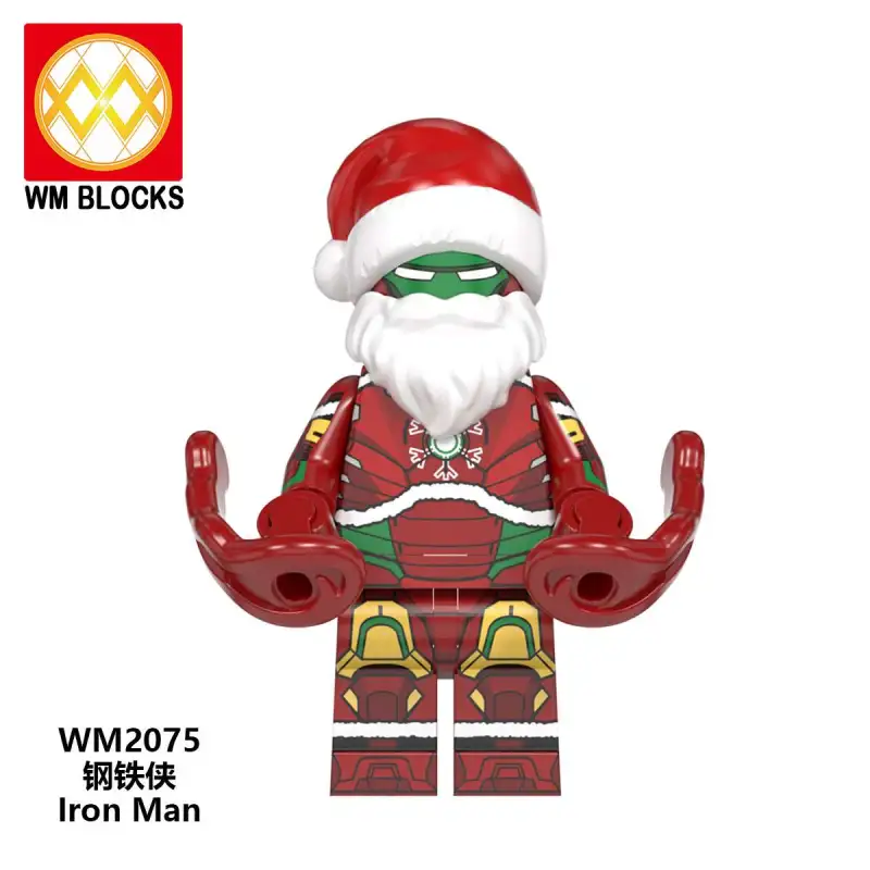 WM6104 Christmas Dead pool Harley Quinn Super man Thanos Wonder Woman Super Heroes Mini Action Figures Building Blocks Kids Toys