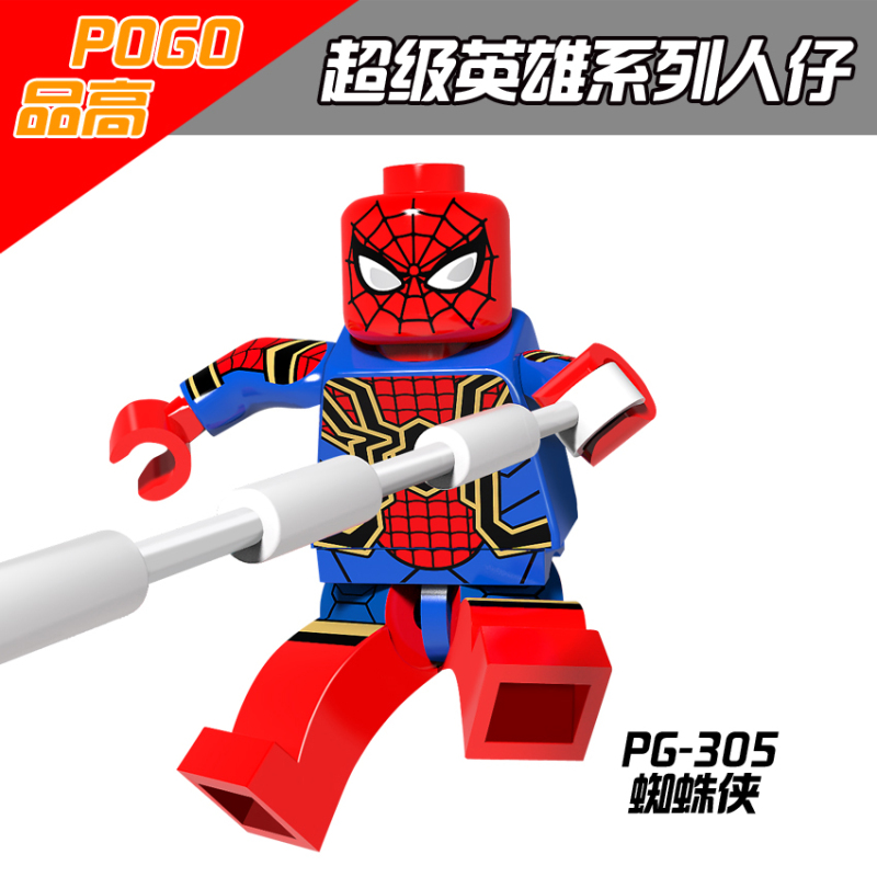 PG8083 Super Heroes Dr. Nemesis Colossus Sabretooth Lucas Bishop Executioner Cable Forge Spider-Man Building Blocks Kids Toys
