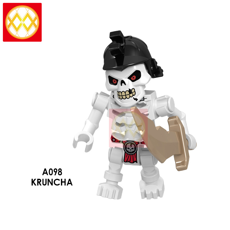 A098-A105 KRUNCHA NUCKAL CHOKUN NYA WU SCOUT LLOYD THE OVERLORD Building Blocks Kids Toys