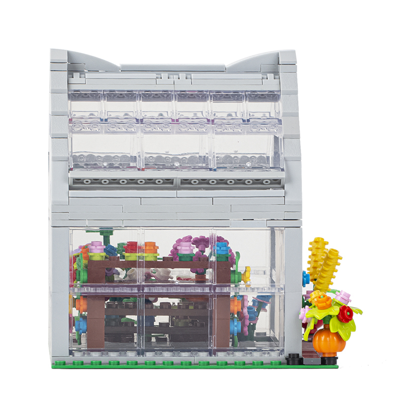 MOC3012 City Series Flower House Building Blocks Bricks Kids Toys for Children Gift MOC Parts