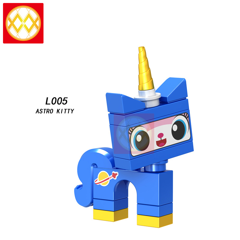 L001-008 Normal Unikitty Queasy Kitty Biznis Kitty Angry Kitty Astro Kitty Super Angry Kitty Sitting Kitty Cutesy Kitty Building Blocks Kids Toys