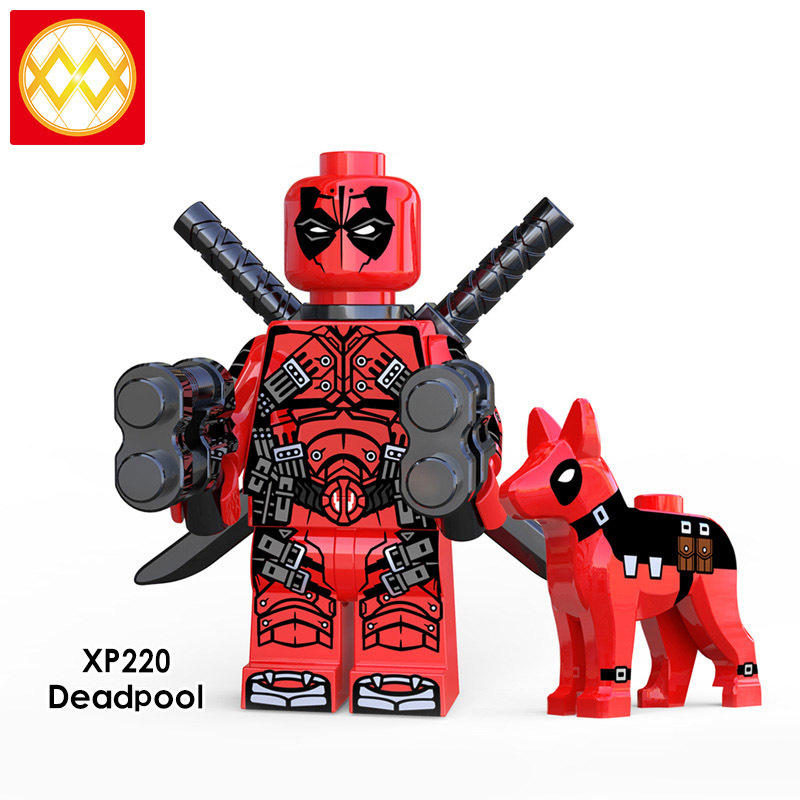 KT1030 Deadpool  Hot Sale Super Hero Series Movie Characters XP220 XP221 XP222 Building Blocks Kids Toys