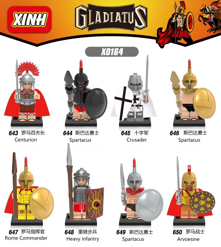 X0164 Middle Ages Roman Warrior Soldier Roman Centurion Spartan Warrior Sword Army Spartan Warrior Roman Commander Heavy Cavalry Infantry Roman Warrio