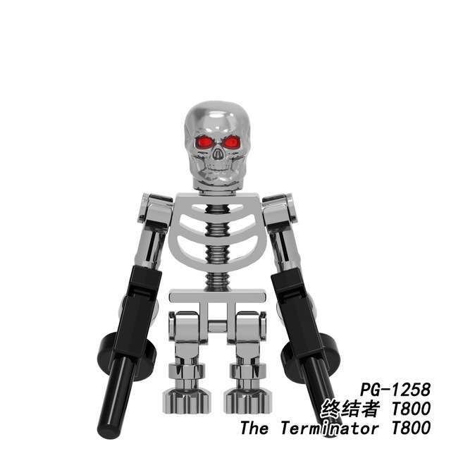 PG1258  The Terminator T800  Action  Figures Building Blocks Kids Toys
