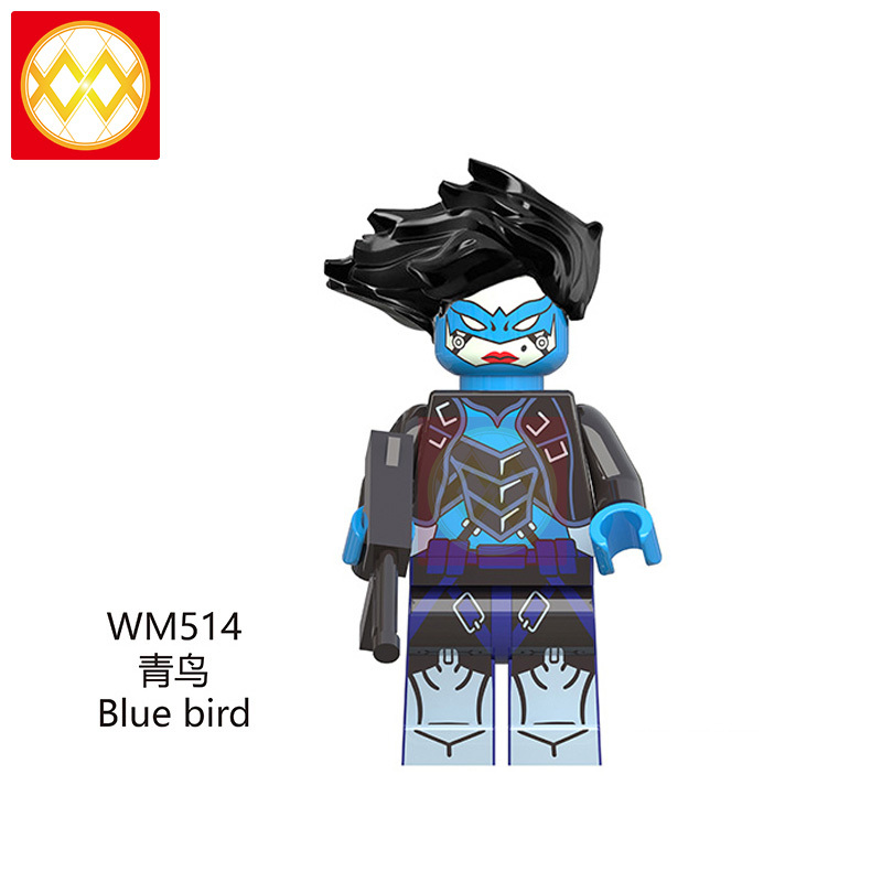 WM6028 Super Heroes Doctor Samson Banshee Trickster Blue Bird Nightcrawler Killer Frost Model Building Block Toys for Children