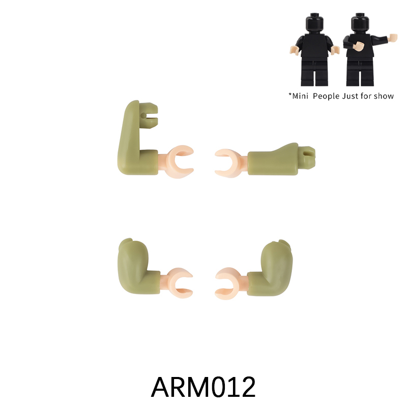 4PCS Set Figure Arms Accessories Compatible Figure Building Blocks Kids Toys