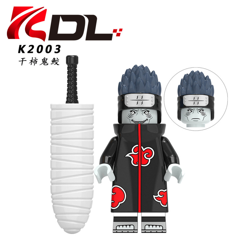 KDL801 Uchiha Sasuke Yahiko Hoshigaki Kisame Hidan Uchiha Itachi Building Blocks Kids Toys