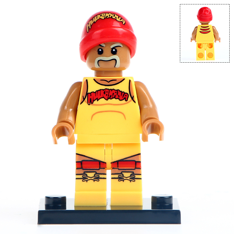 WM460 Celebrity Athleter Hulk Hogan Model Wrestler Figure Building Blocks Kids Toys