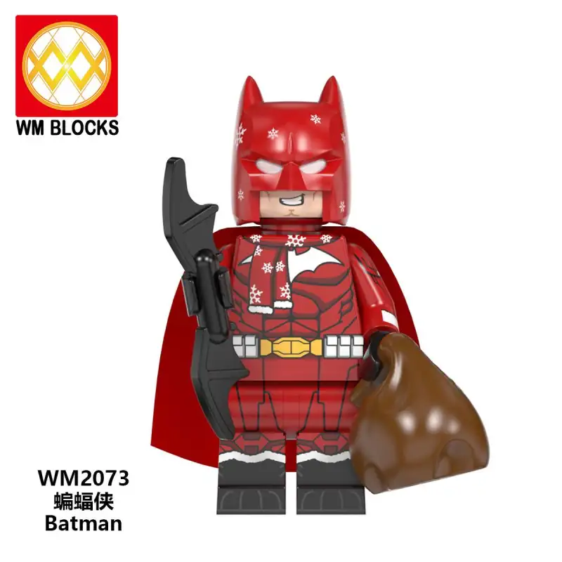 WM6104 Christmas Dead pool Harley Quinn Super man Thanos Wonder Woman Super Heroes Mini Action Figures Building Blocks Kids Toys