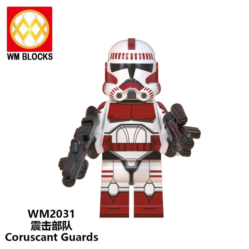 WM6098 Star Echo Bo Katan Darth Maul 501st Legion Coruscant Guards Mini Action Figures Wars Building Blocks Children Gift Toys