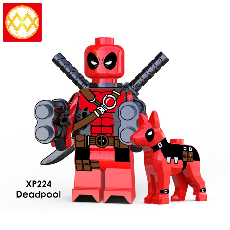 KT1030 Deadpool  Hot Sale Super Hero Series Movie Characters XP220 XP221 XP222 Building Blocks Kids Toys