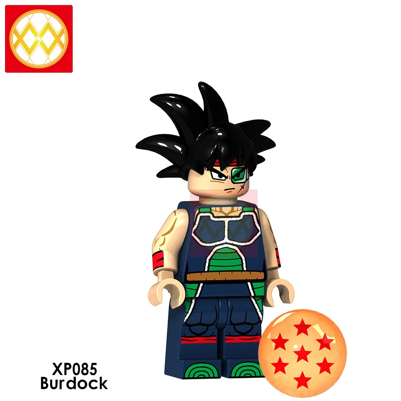 KT1011 Chichi Goku Gogeta Tien Shinhan Burdock Anime Figures Cartoon Series Building Blocks Kids Toys