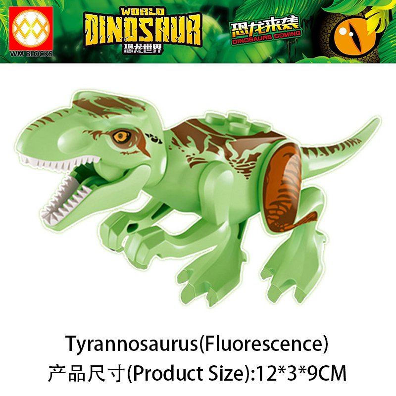 Mini Action Figure Small Dilophosaurus Velociraptor Pteranodon Stygimoloch Building Blocks Education Scale Animal Dinosaur Toys