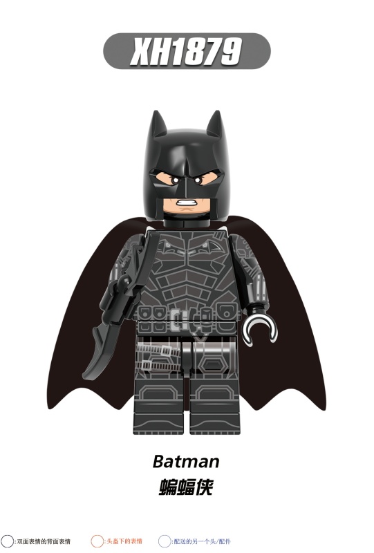 X0334 DC Batman Catwoman Bruce Wayne Riddler Alfred Pennyworth James Gordon Action Figure Building Blocks Kids Toys