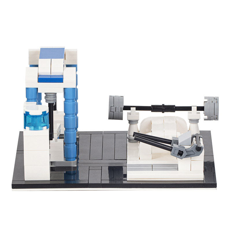 MOC4044 City Series Gymnasium DIY Compatible Model Bricks Building Blocks Kids Toys