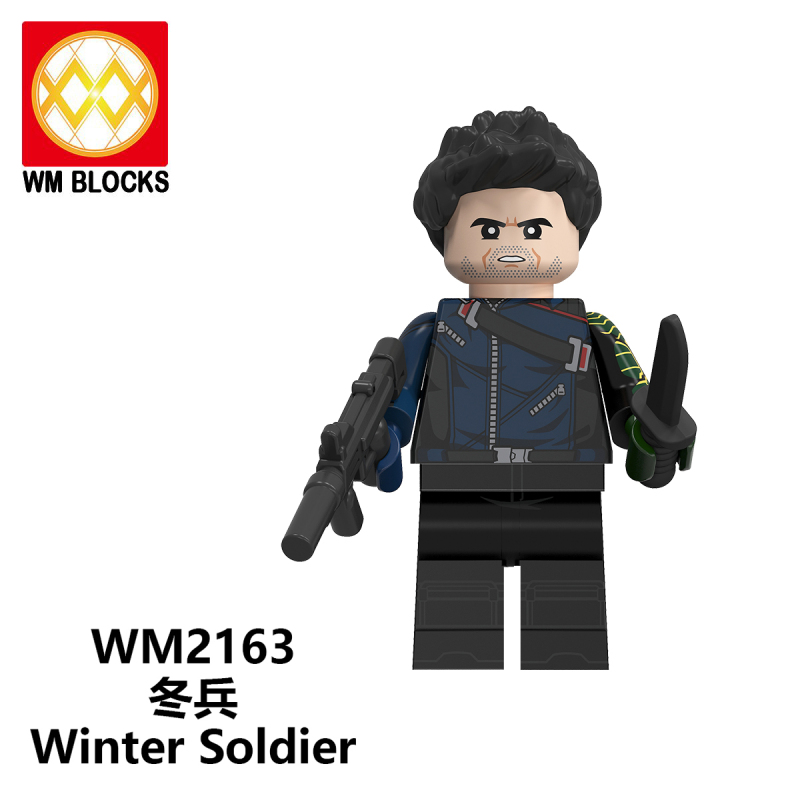 WM6117 TV Show Winter Soldier Karl Zemo The Fal-con John Walker Building Blocks Action Figures Toys