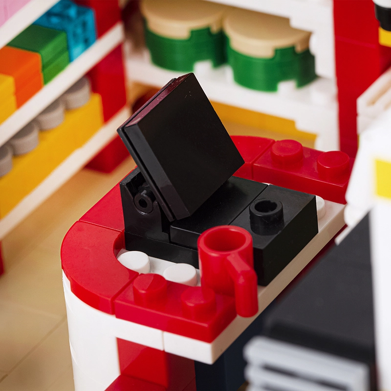 MOC4048 City Series Convenience StoreBuilding Blocks Bricks Kids Toys for Children Gift MOC Parts