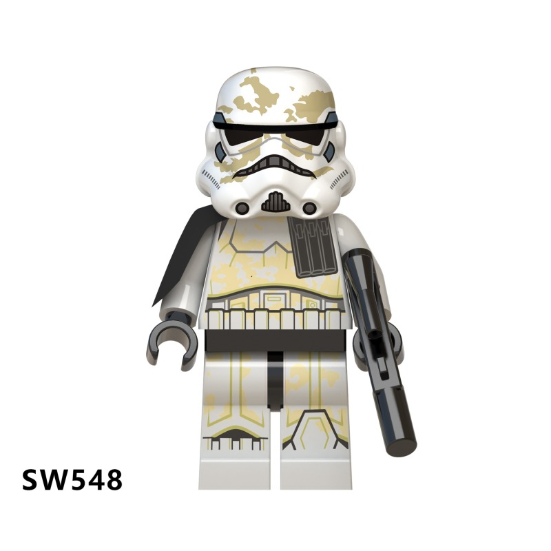 WM6037 Clone Trooper Shock Shadow Trooper Sandtrooper Military Stormtroopers Action Figures Building Blocks Toys for Children