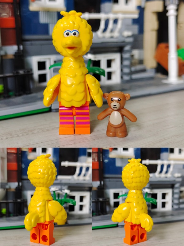 LG1003 Hot TV Cartoon Emie Bert Elmo Cookie Sesame Street Oscar Mini Action Figure Building block figures For Kids Toys