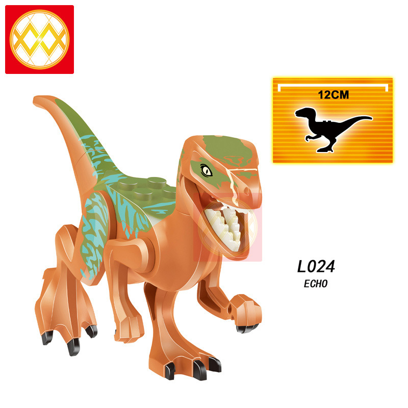 WM Jurassic Century Dinosaur World L018-029 Dinosaur Series Assembled Building Block Minifigure Toys for Children