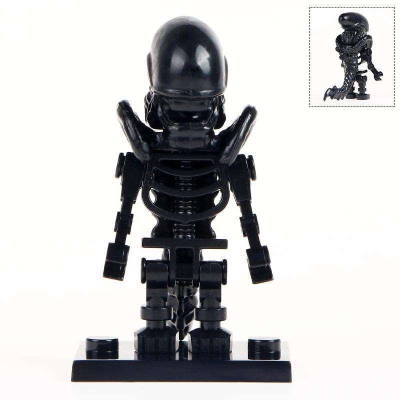 WM457A Horror Movie Alien Action Figure Building Blocks Kids Toys