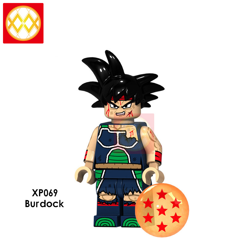 KT1009 Android 17 Goku Tien Shinhan Krillin Burdock Anime Figure Series Cartoon Movie Characters Building Blocks Kids Toys