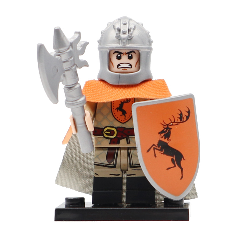 KT1029 Baratheon Gendry Infantryman Soldiers Game of Thrones TV Figures Building Blocks Kids Toys