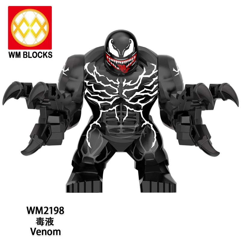 WM6120 Movie Eddie Brock Venom Scream Carnage Cletus Kasady Building Blocks Action Figure For Kids Toys