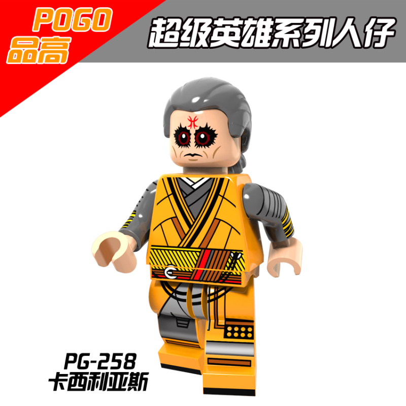 PG8069 Movie Kaecilius Winter Soldier Spiderman Ghost Rider Daredevil Two-Face Deadshot Action Figure Building Blocks Kids Toys