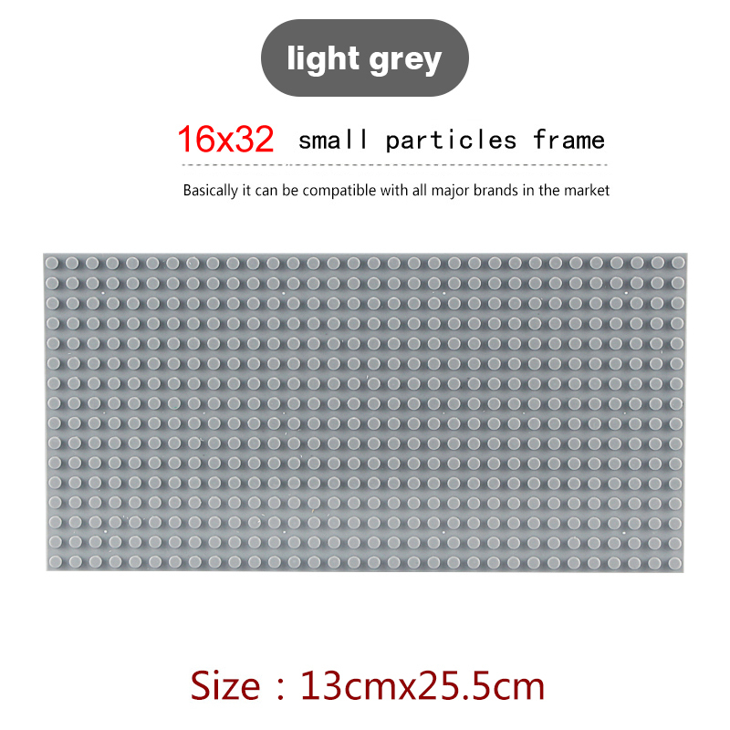 16*32 Dots Classic Base Plates for Small Bricks Toy City Construction Baseplates Board Building Blocks Base Plate Kids Toys Gift