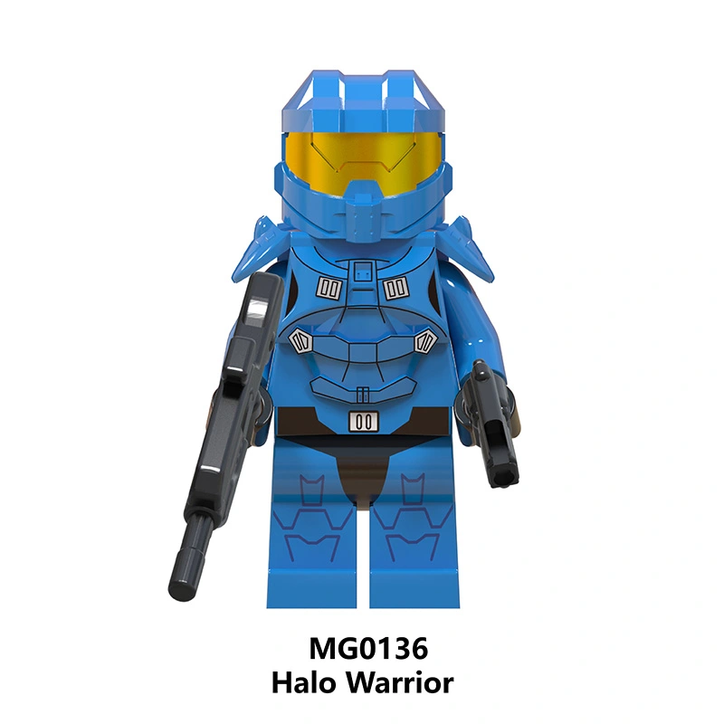 MG9005 Halo Warrior Series Action Figure Compatible Building Block Toys For Children
