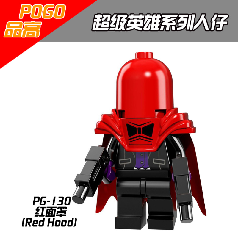 PG8040 DC Movie Super Hero Batman Harley Quinn Batgirl Zodiac Master Red Hood Mime Action Figure Building Blocks Kids Toys