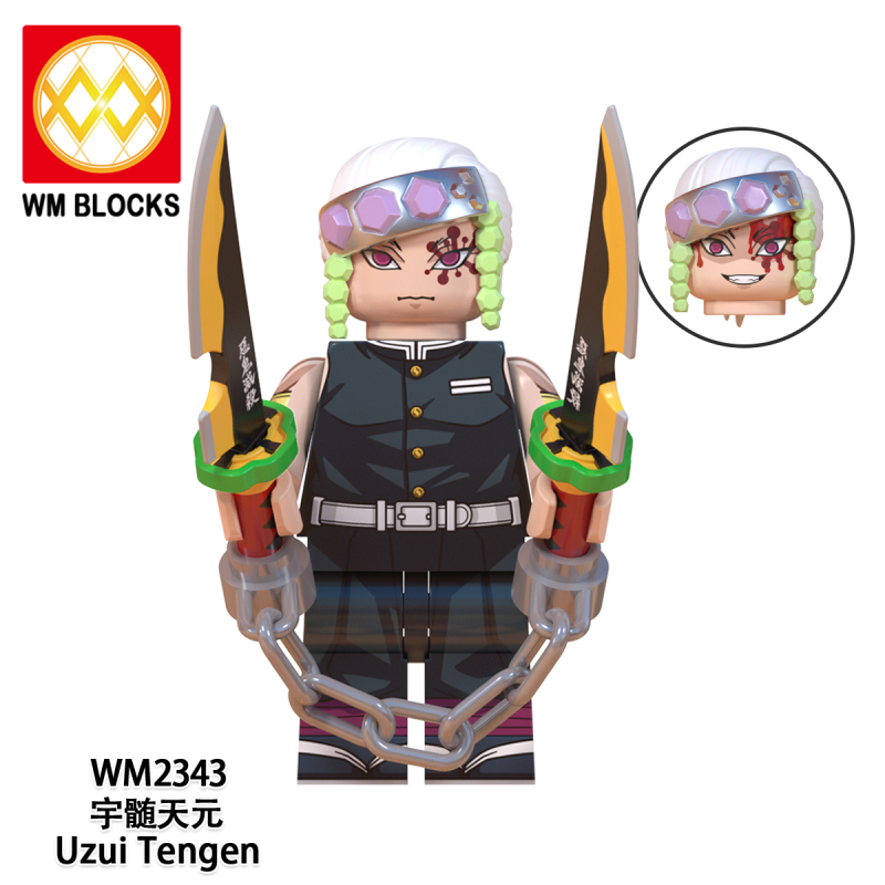 WM6137 Kamado Tanjirou Demon Slayer sun blade Swordsman series of columns building blocks Figures Toy 2022 Hot Sale