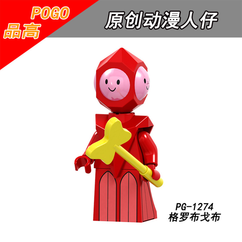 PG8141 Cartoon Series Adventure Time Finn Jake Bonnibel Bubblegum The Ice King Flame Action Figure Building Blocks Kids Toys