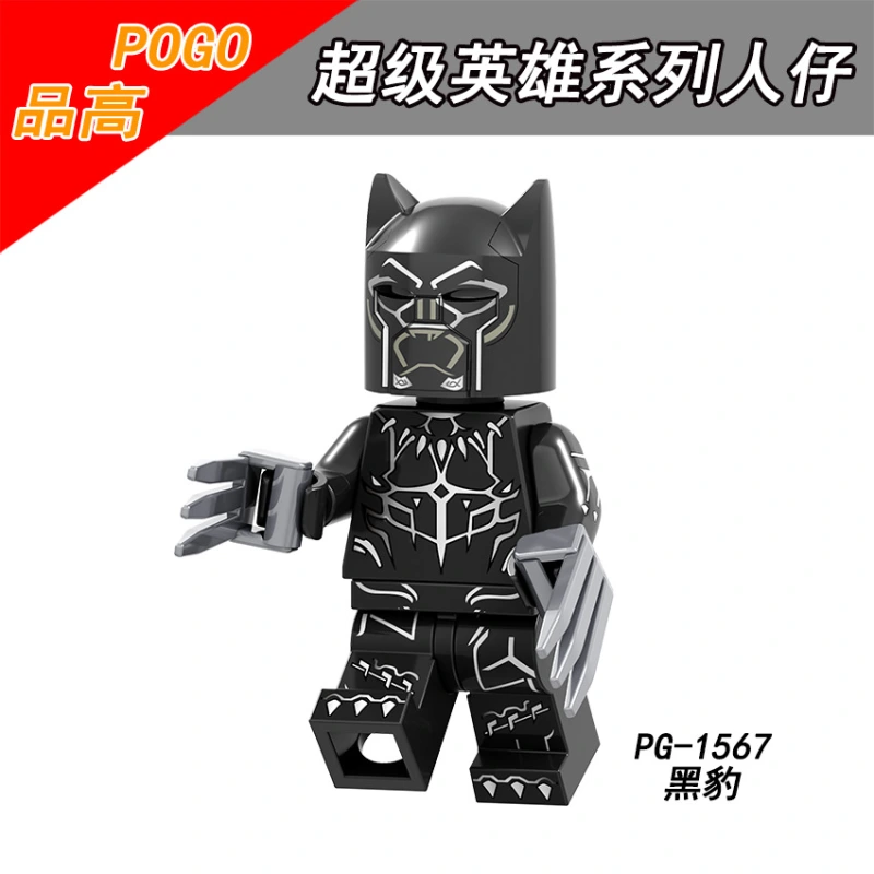 PG8136 Movie Super Hero Pepper Potts Black Panther Ronin Thor Doctor Strange Ebony Maw War Machine Action Figure Building Blocks Kids Toys