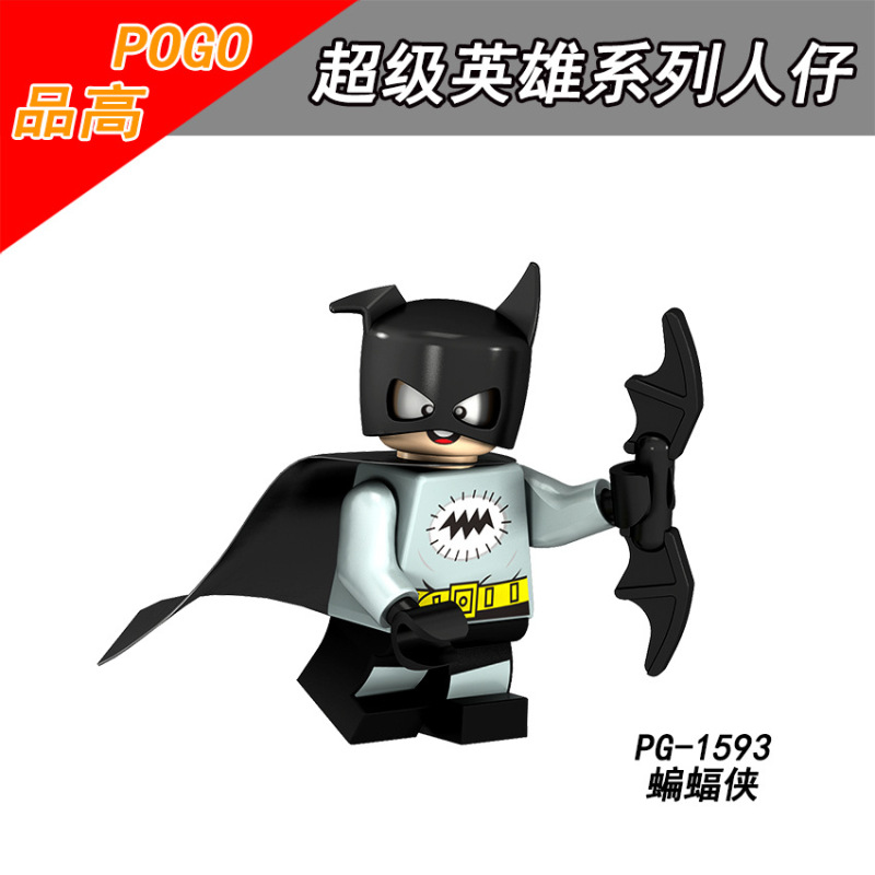 PG8147 Wolverine  Spiderman Flash Wolverine (X-men) Batman Deadpool Batman Action Figures Building Blocks Kids Toys