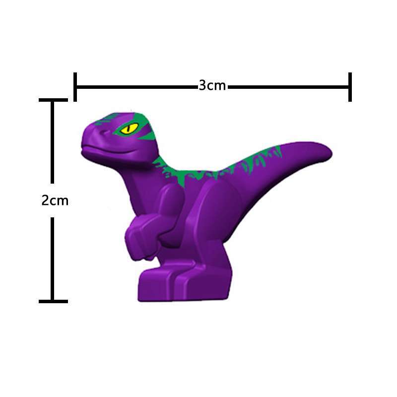 20PCS/LOT MG1030 MG1029 MG1028 MG1027 Single Cartoon characters Jurassic world Baby dinosaur Building block toys Children