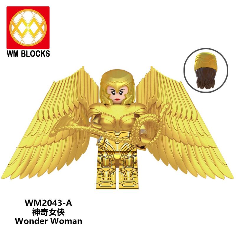 WM2043-A Super Hero Movie Wonder Woman Action Figure Building Blocks Kids Toys