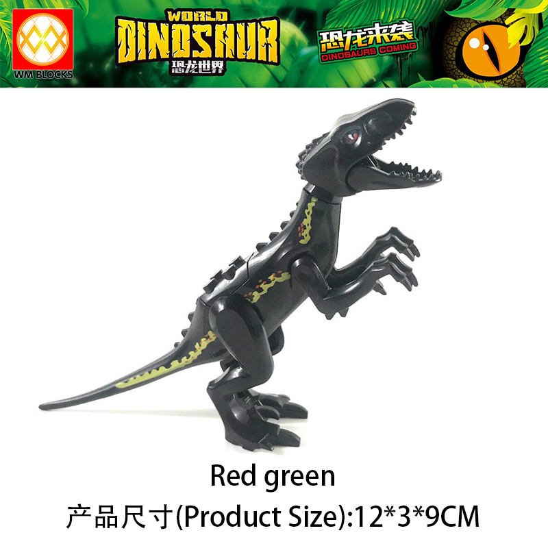 Mini Action Figure Small Dilophosaurus Velociraptor Pteranodon Stygimoloch Building Blocks Education Scale Animal Dinosaur Toys