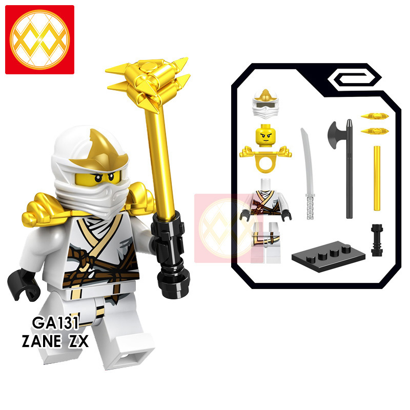 GA131-136 ZANE ZX GDLDEN NINJA COLE ZX LLOYD ZX JAY ZX KAI ZX Building Blocks Kids Toys