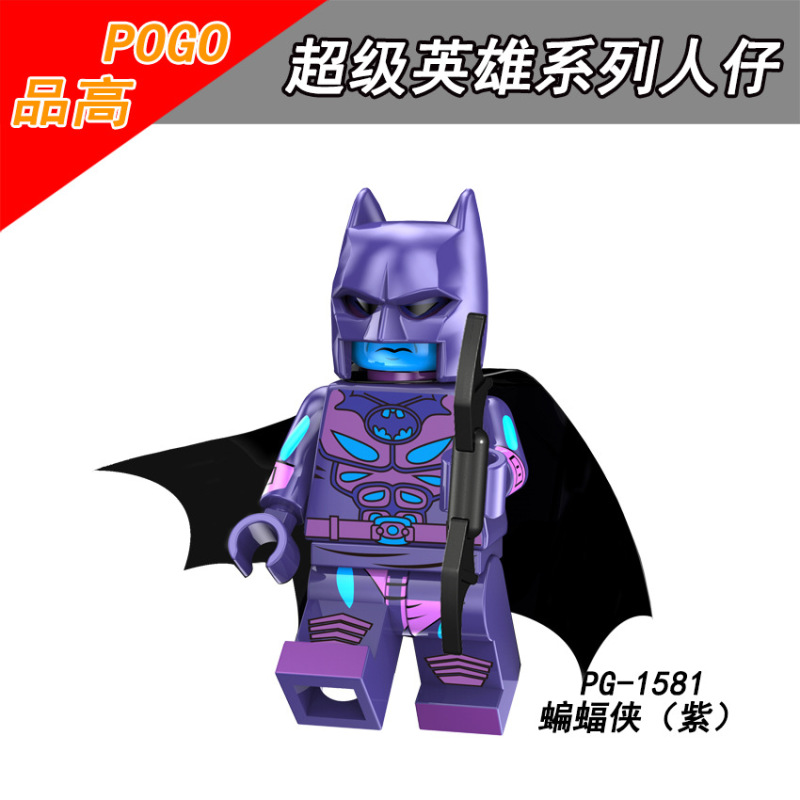 PG8146 Movie Super Hero Batman Punisher Wolverine Anti-Venom Deadpool Spider Man Action Figure Building Blocks Kids Toys