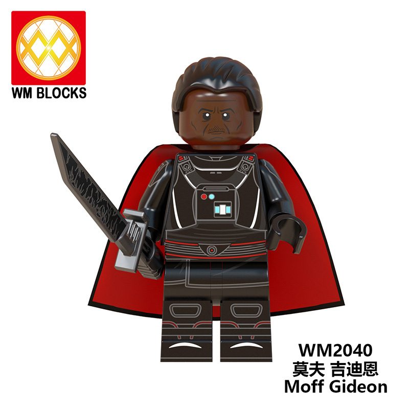 WM6099 Hot Sale Star Cara Dune Moff Gideon Flame Trooper Greef Carga Death Trooper Mandalorian Mini Wars Action Figures For Kids