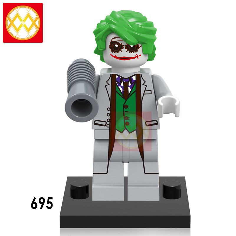 X0171 DC Superhero Joker Captain Boomerang Silver Banshee Lei Xiao Ogu Frost Killer Harley Quinn Solomon Grandi Dr. Hugo Building Blocks Kids Toys