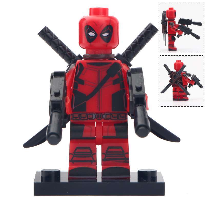 MG0102 Marvel Anti Hero Deadpool Action Figure Building Blocks Kids Toys
