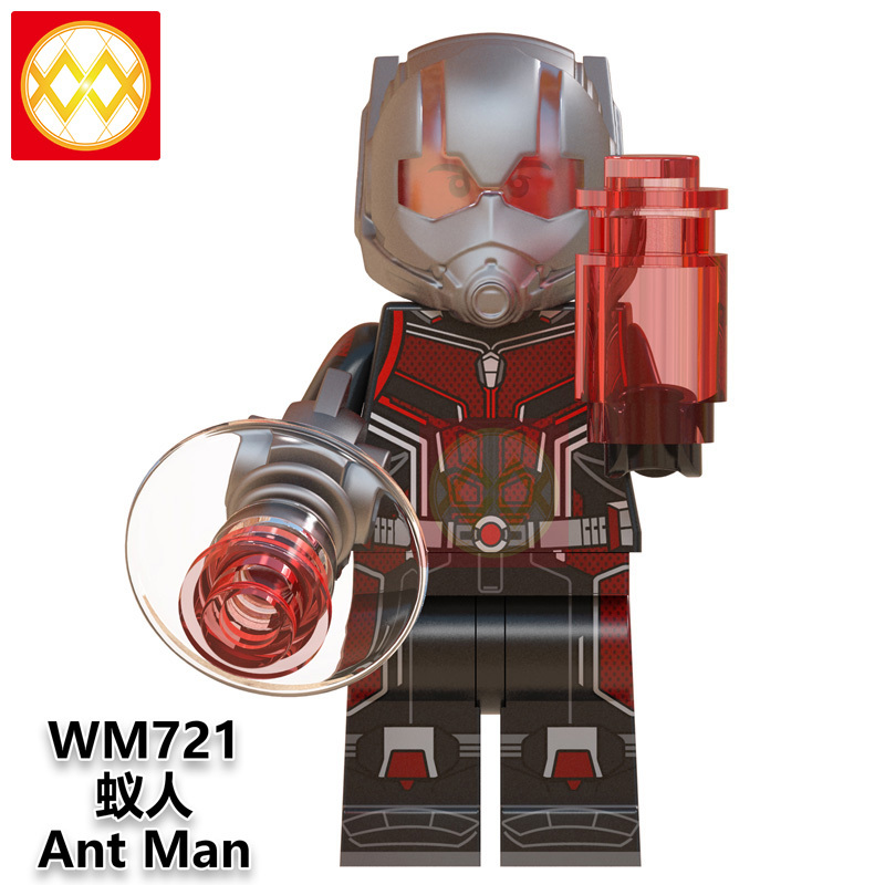 WM6063 Super Hero Marvel 4 Endgame Captain Marvel Thor Antman Wasp Scarlet Witch Doctor Strange Movie Building Blcoks Kids Toys