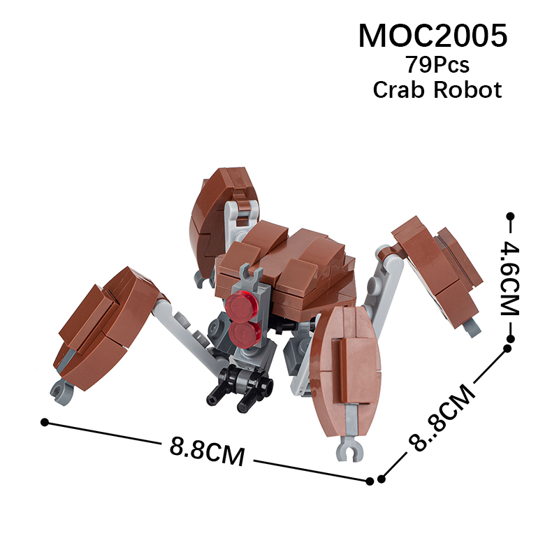 MOC2005 Star Wars Crab Robot Building Blocks Bricks Kids Toys for Children Gift MOC Parts