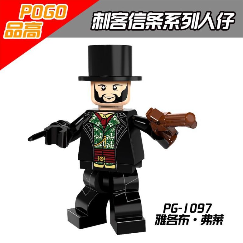 PG8086 Game Series Assassin's Creed Arno Evie Frye Aveline Connor Shay Edward Jacob Frye Adéwalé Action Figure Building Blocks Kids Toys